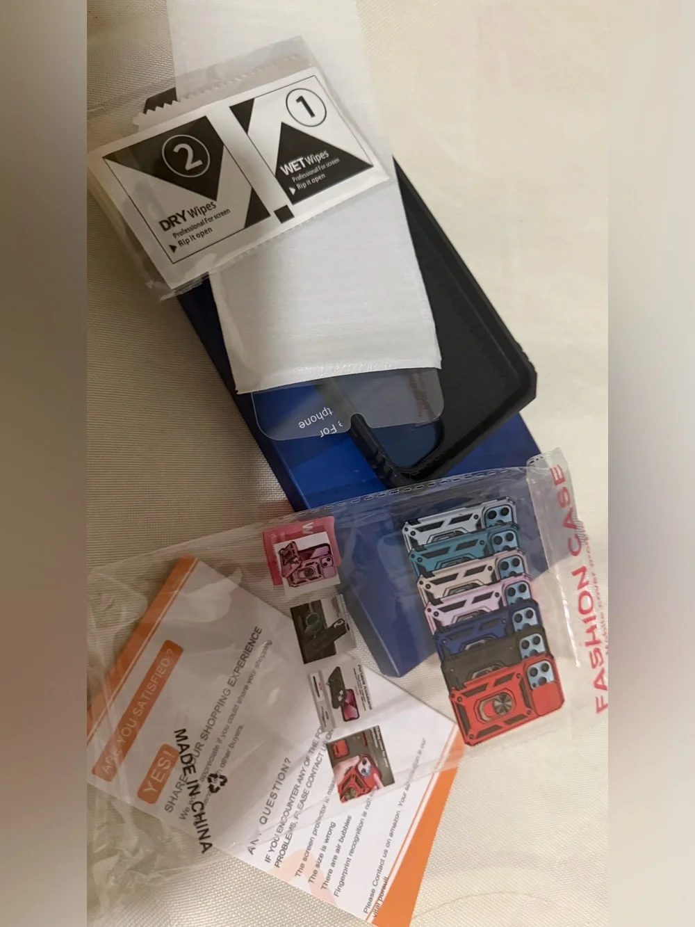 Dark Blue Smartphone Accessory Box